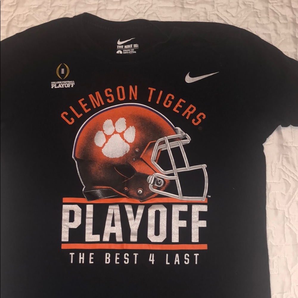 Clemson tigers Nike t shirt college football black